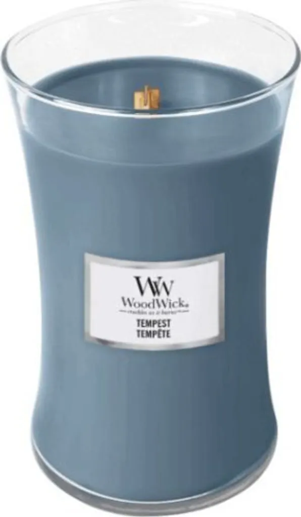 Bougie Parfumée Woodwick Tempest 609g Idéale pour Salon et Soirée Relaxation