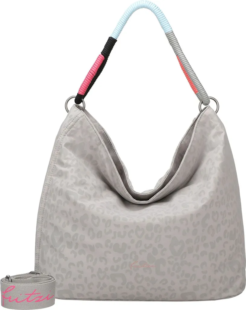 Fritzi aus Preußen Borsa a Tracolla Limited Leo Soft Stone Grigio