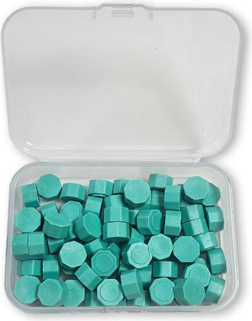 STAMPERIA - Wachsperlen - Wax beads - Wachs-Set - türkis 20 g