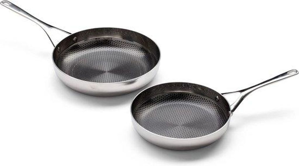 Edelstahl-Pfanne Ø28cm krasbeständig und antihaftbeschichtet