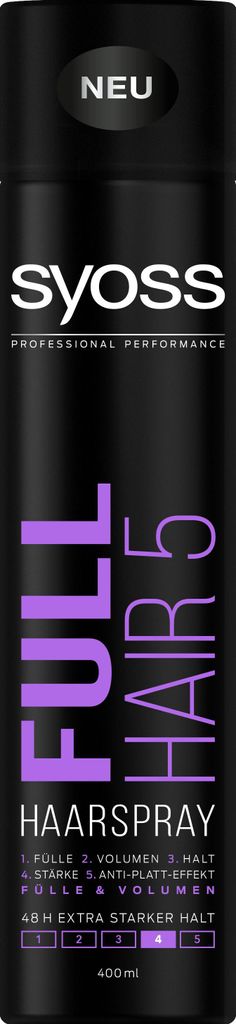 Syoss Full Hair 5 Haarspray Professional Performance Inhalt 400ml