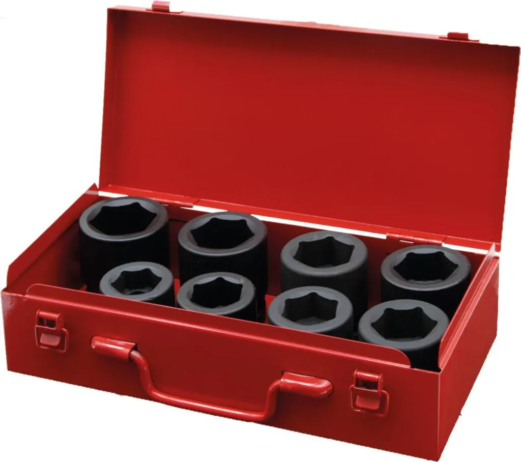 Coffret de douilles à chocs 1" KS TOOLS 8 douilles courtes de force - 8