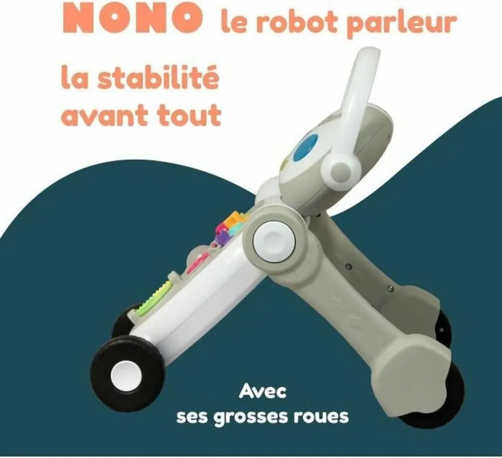Trotteur et Centre d'éveil Bébé Bambisol avec Tablette de Jeux Multi
