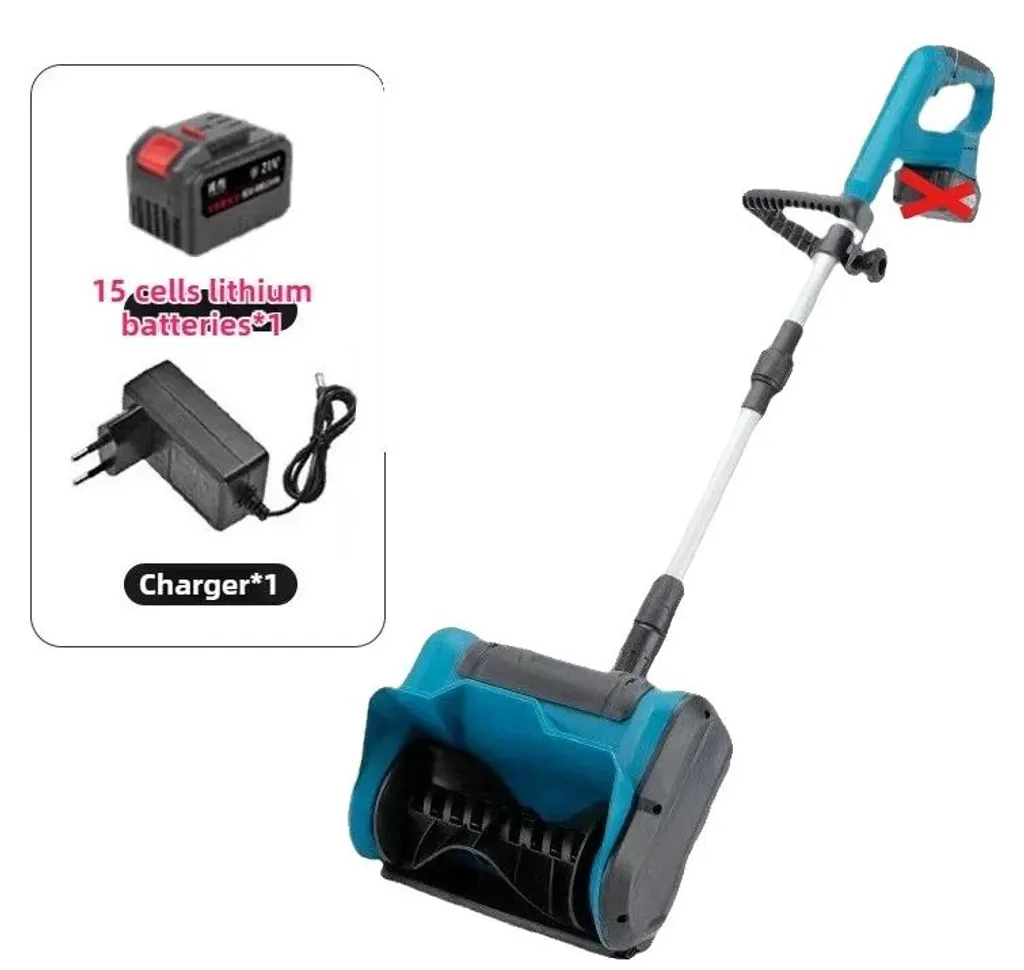 Déneigeuse sans fil moteur brushless électrique avec batterie 15 cellules - b
