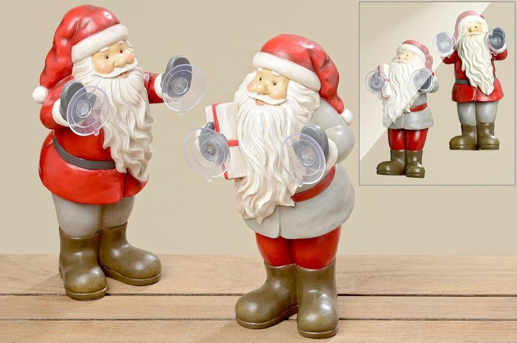 Fensterhänger Santa Nikolaus H.28 cm Stückpreis