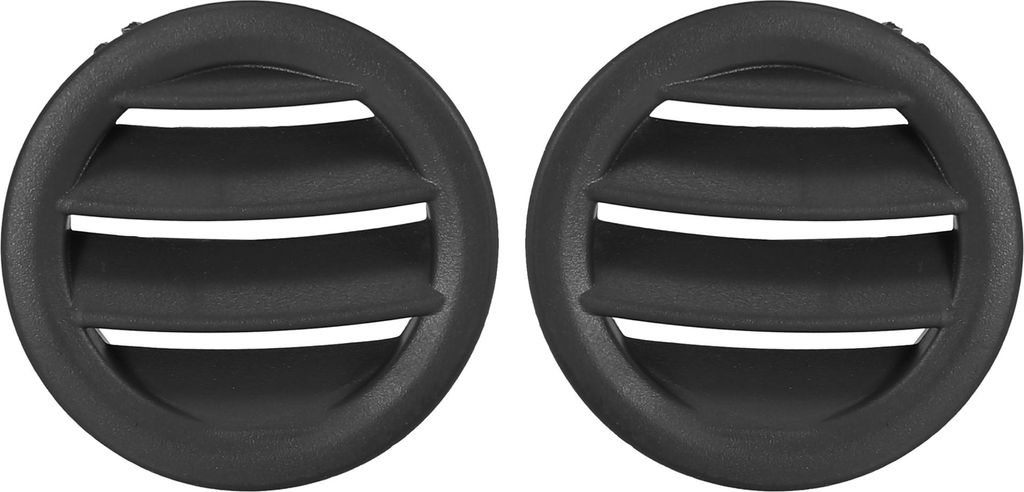1 Paar Front Links Rechts Auto Klimaanlage Runde AC Luftauslass Schwarz
