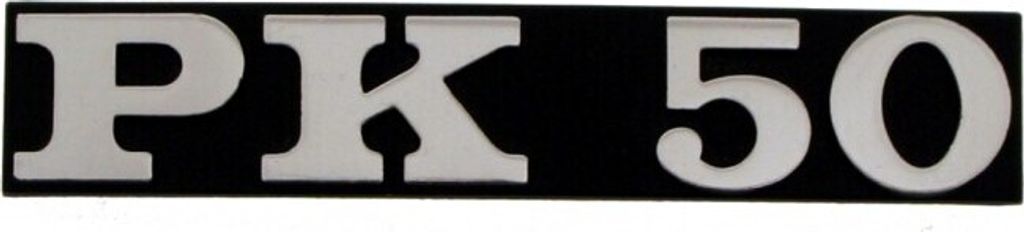 RMS Emblem / Schriftzug "PK 50" Seitenhaube kompatibel mit Produktbild 