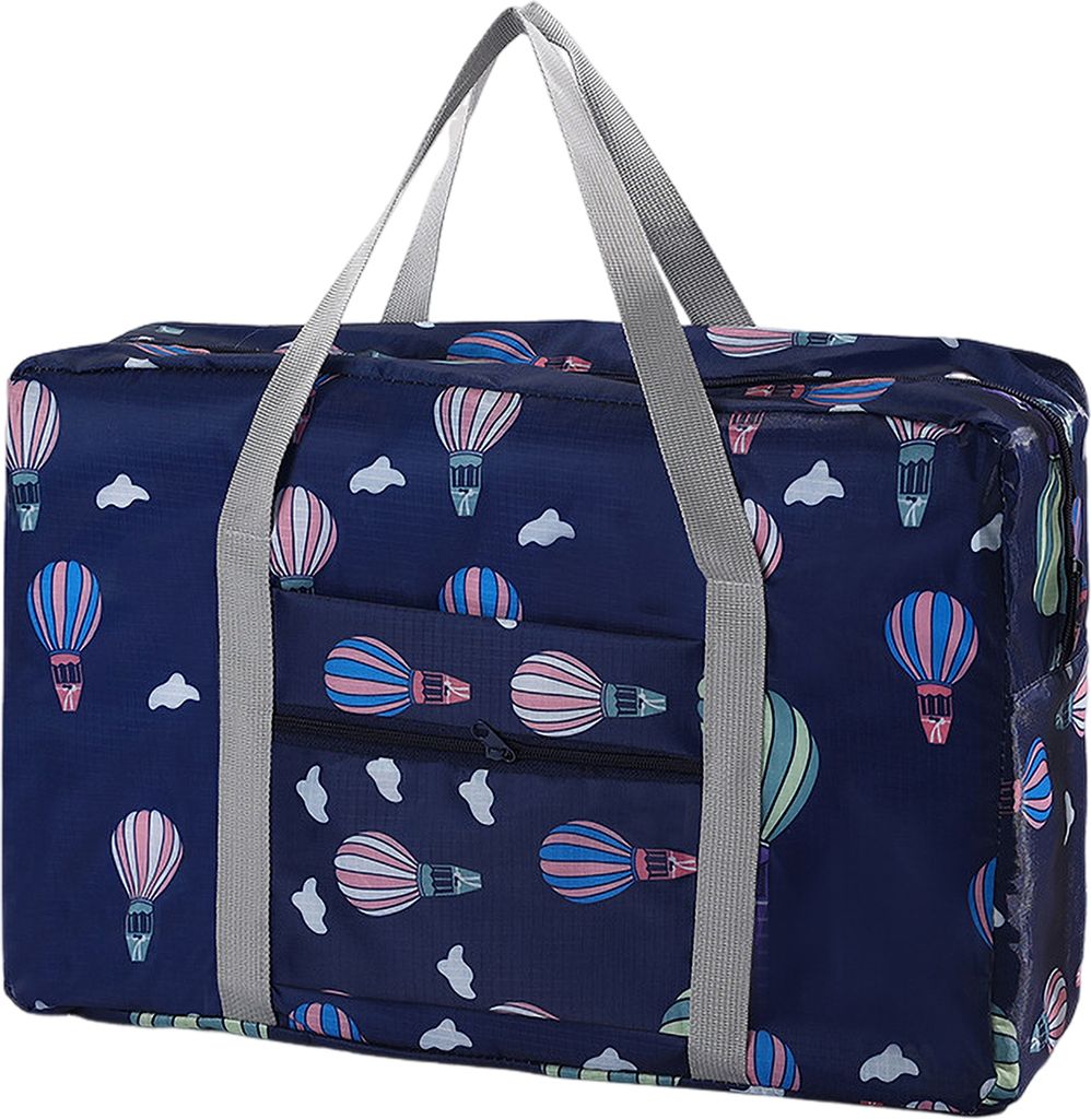 Faltbare Reisetasche, Tragetasche, Handgepäck, große Kapazität, wasserdicht, tragbare Aufbewahrungstasche mit Reißverschluss
