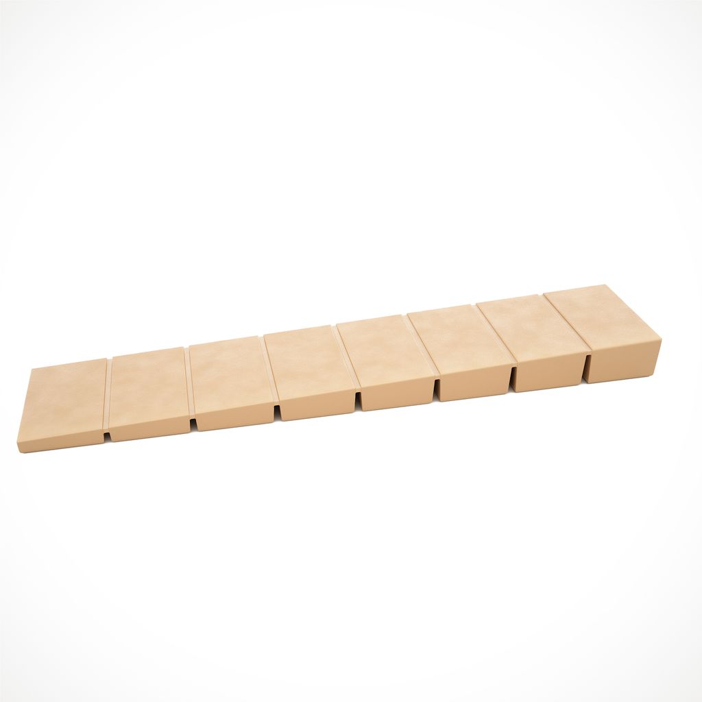 25x sossai Möbelkeile mit Soll-Bruchstelle in Beige Unterlegkeile Ausgleichskeile