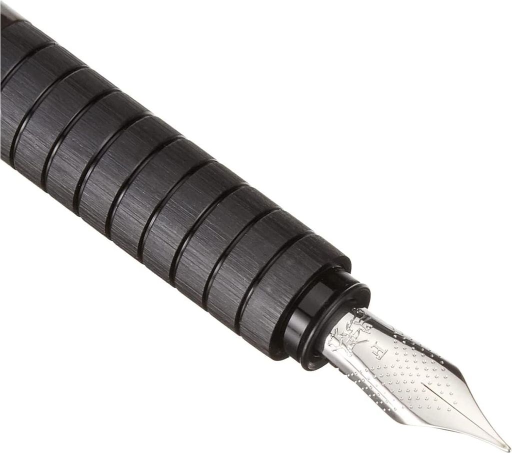 Füllfederhalter Essentio Feder EF Aluminium Schwarz - Original Faber-Castell 148482