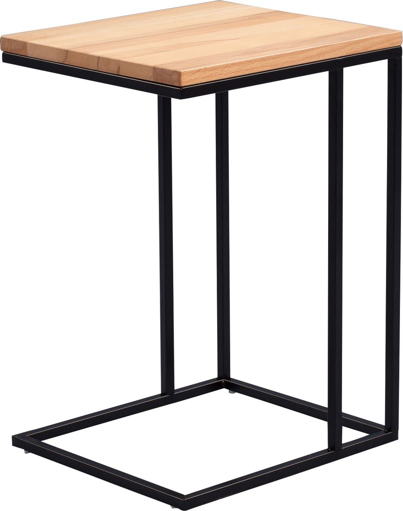 Beistelltisch Odis in braun - Kernbuche Massiv - 38 x 43 x Produktbild 