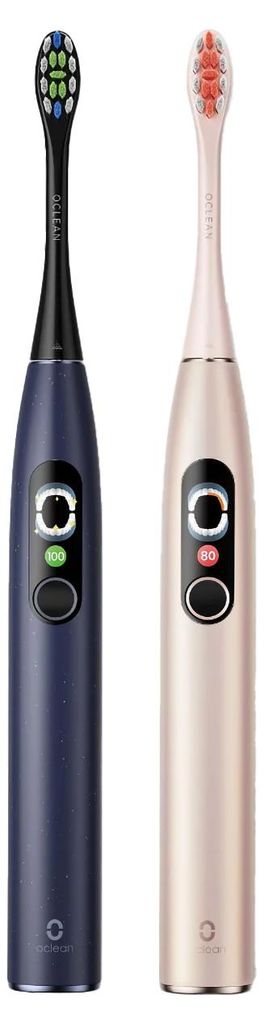 Oclean Electric Toothbrush X Pro Digital Blau / Gold Elektrische Zahnbürste