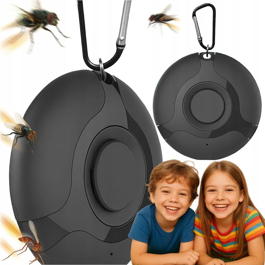 ARPON Ultraschall-Insektenvertreiber mit Akku, USB, Schwarz Produktbild 