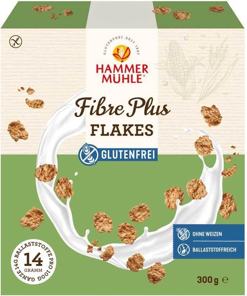 Hammermühle Fibre Plus Flakes 300g Produktbild 