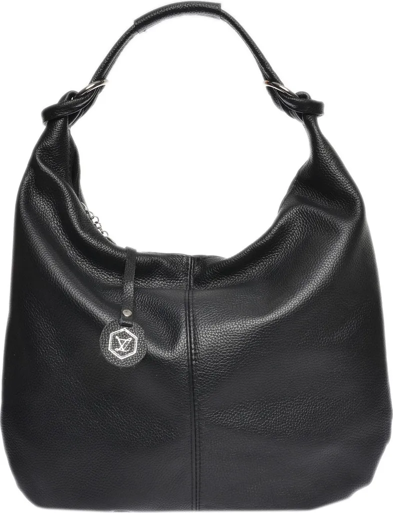 Sac hobo Luisa Vannini AW25 LV 1996 NERO en cuir élégant pour femme