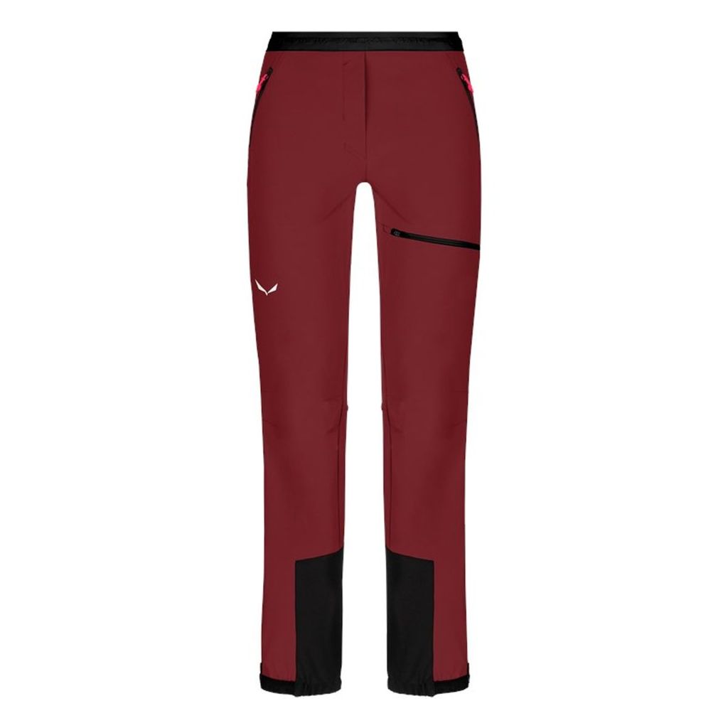 Wasserabweisende Sella Dst Damen Light Pants (Softshellhose) - Salewa, Farbe:1572-syrah/0910, Größe:IT 42 / DE 36