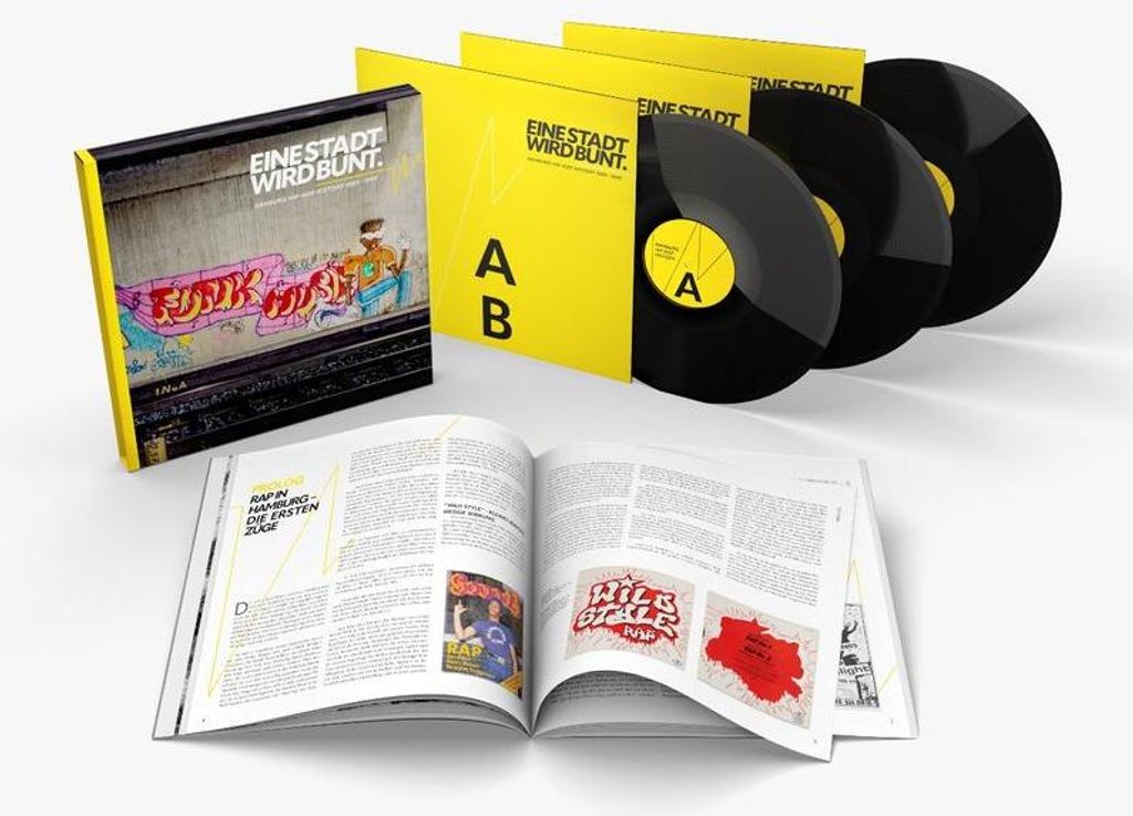 Various: Various: Eine Stadt wird bunt: Hamburg Hip-Hop History 1989 - 1999 (Schuber-Edition) - Warner Music - (LP / E)