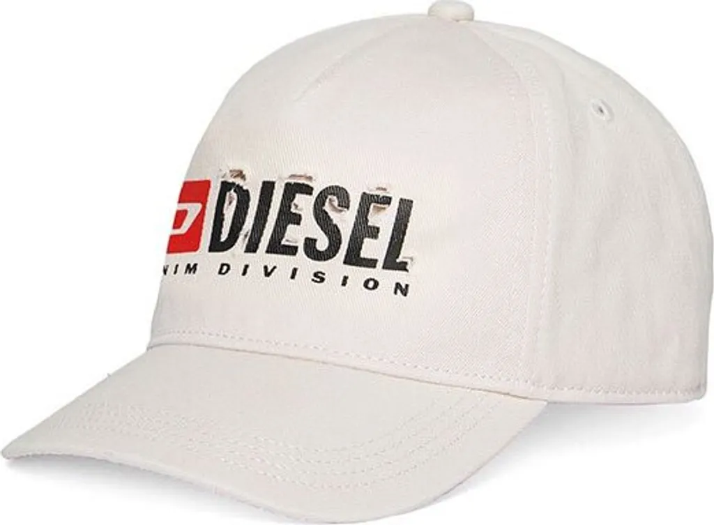 Casquette Diesel Kids J01679 Blanche en coton - Taille 52 cm Enfant