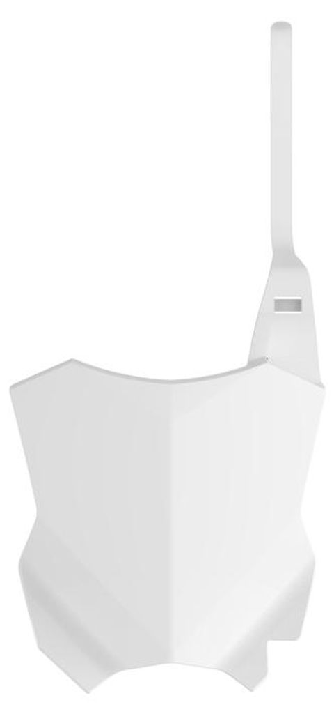 POLISPORT Front Number Plate Restyle White passend für Kawasaki KX125/250