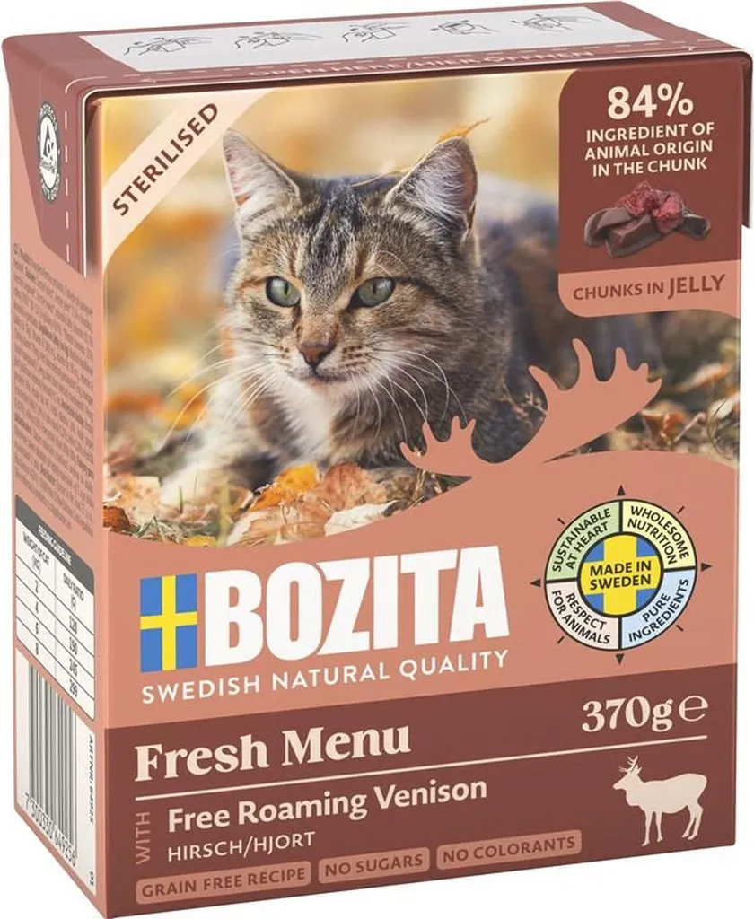 Bozita Sterilised Cervo 6 Pack | Cibo Umido Gatto Premium