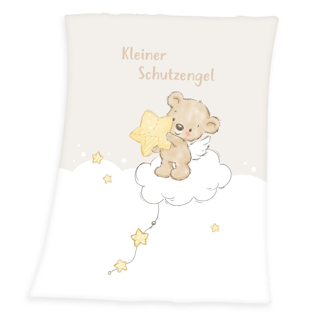 Herding Babydecke Kleiner Schutzengel" creme 75x100 cm" Produktbild 