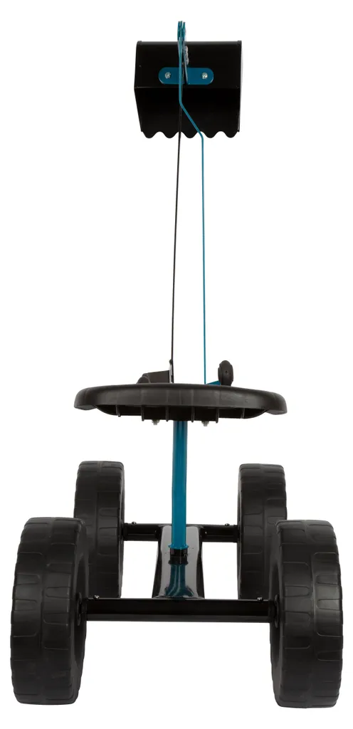 Dites adieu au mal de dos avec cette pelle mécanique à roues bleue Pro - 10