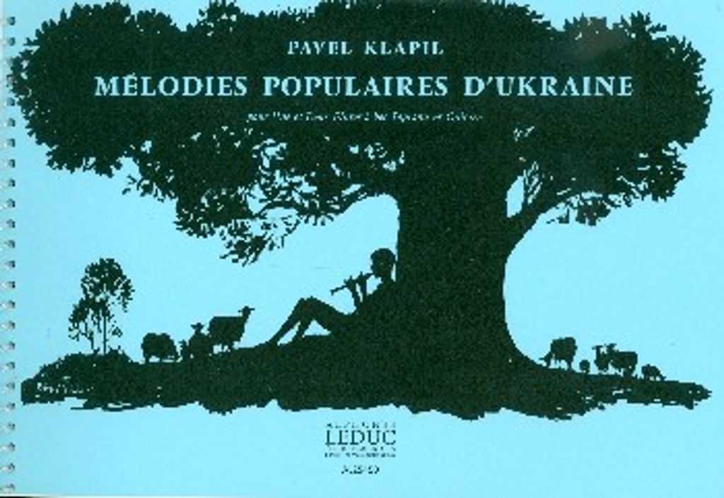 Mélodies popularies d'ukraine pour 1-2 flûtes à bec soprano et guitare partition
