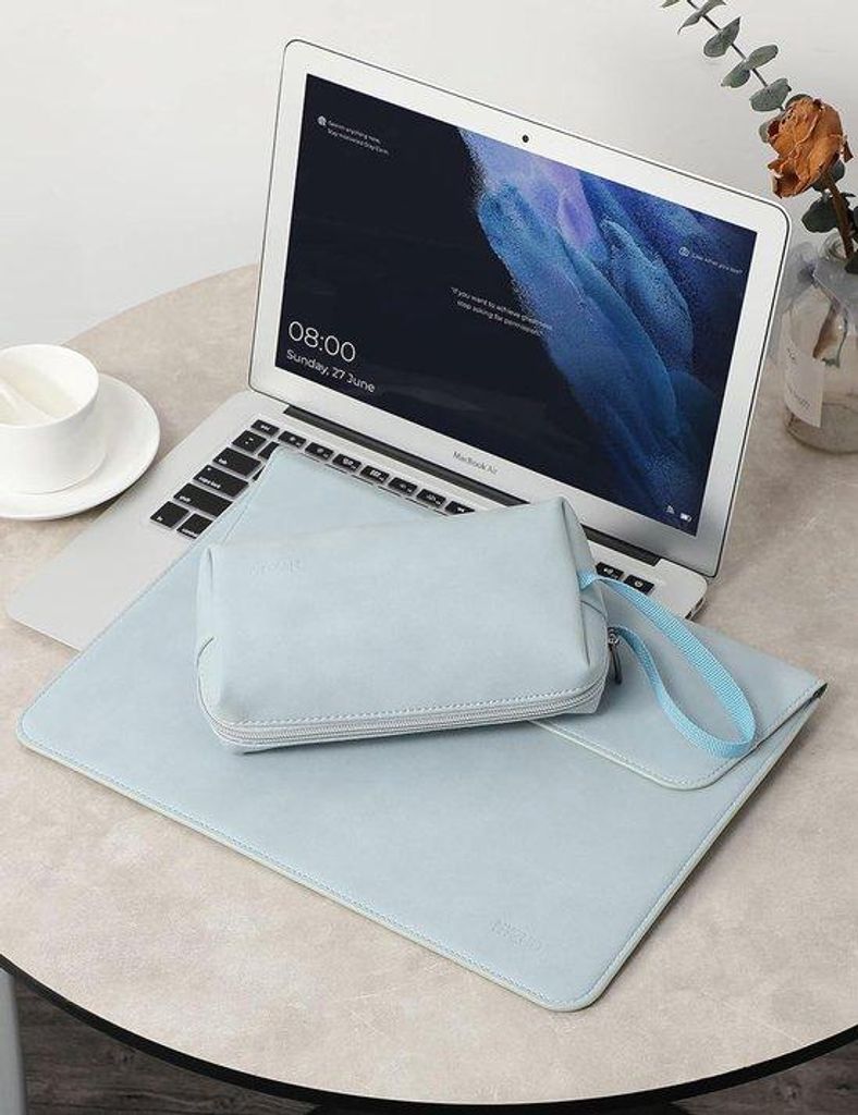 Laptoptasche 15 Zoll Schwarz mit ergonomischem Design, Tragegriff und 3 Innenfächern