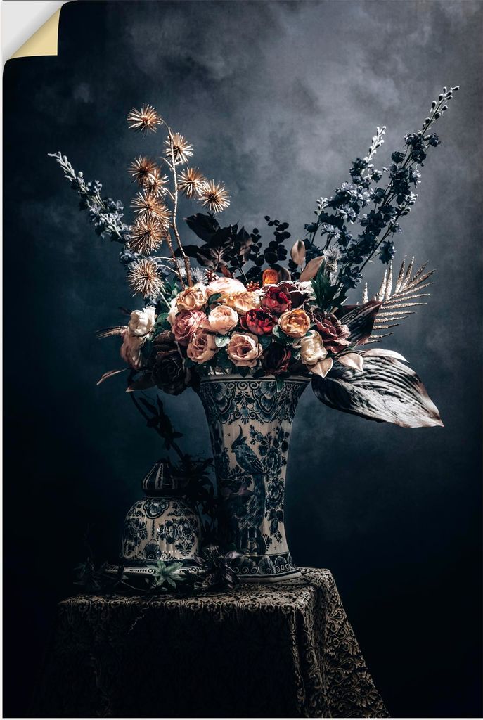 ARTland Wandbild, selbstklebend Sommer Kunst Stilleben Größe: 20x30 cm