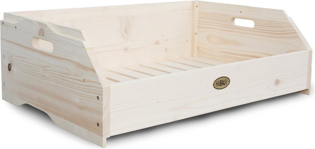 HABAU Stapelkiste Maxi aus Naturholz, 59 x 38 x 18 cm Produktbild 