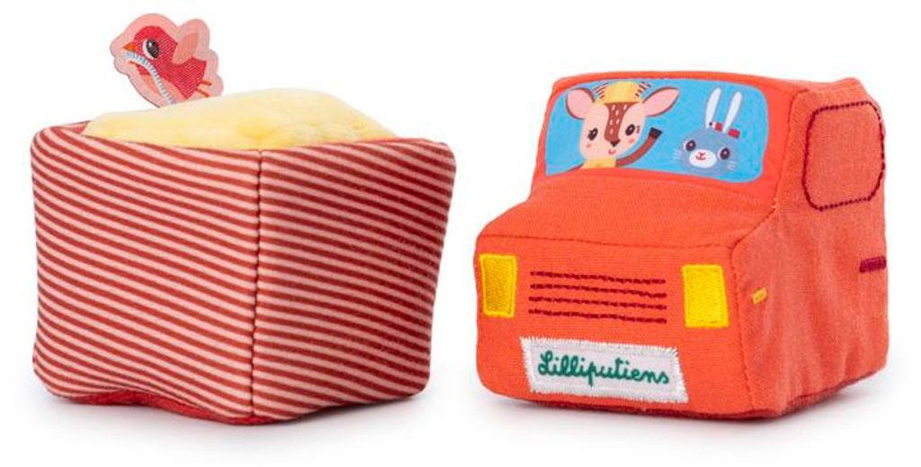 Lilliputiens Kipplaster zum Ziehen - Holzspielzeug mit Kippfunktion