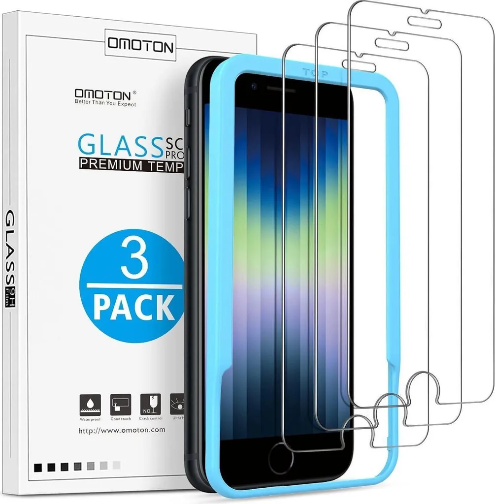 Film de protection écran iPhone 8 et 7 en verre trempé anti-rayure
