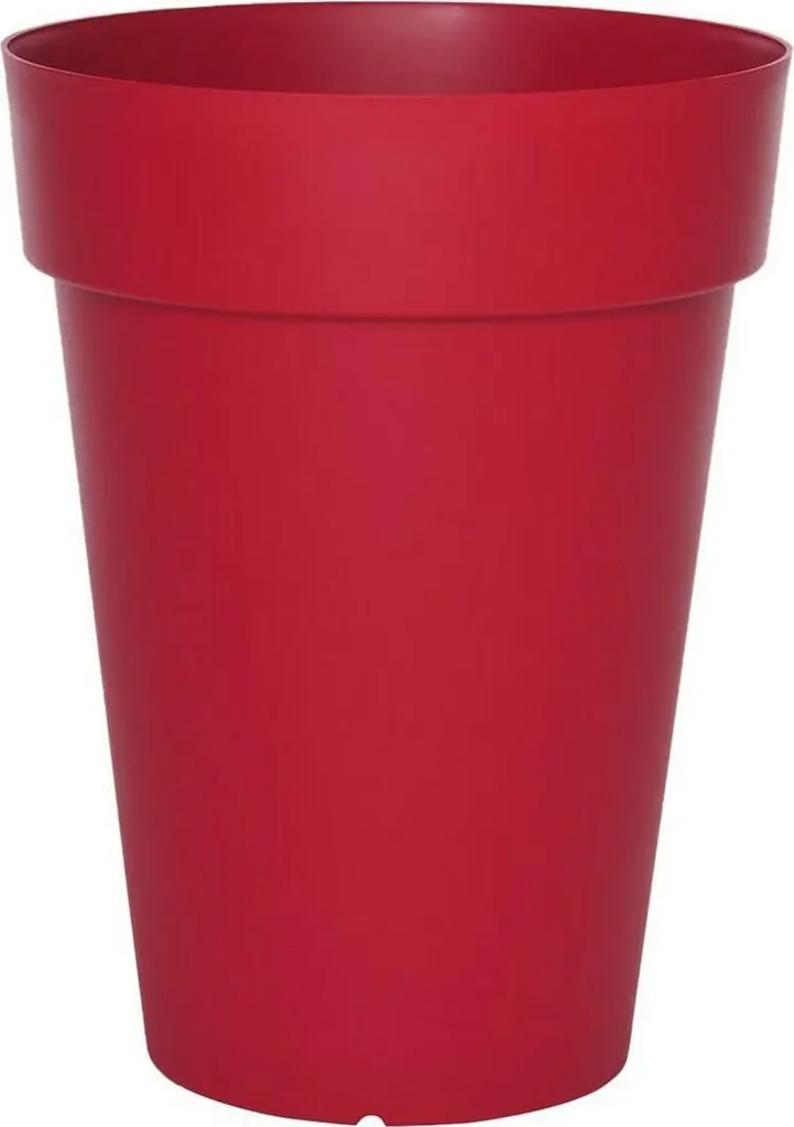 Pot de fleurs Riviera 415356 Rouge en plastique rond Ø 40 x 53 cm