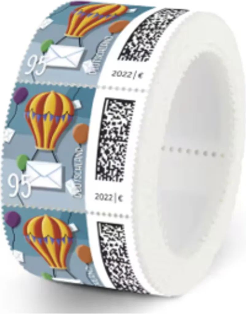 Lot de 200 timbres autocollants 95ct pour envoi de courrier standard