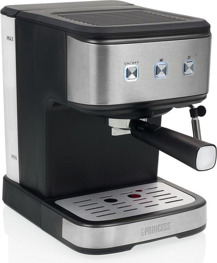Princess 249441 Halbautomatische Espressomaschine 1 5 L 20 bar Kapsel und Mahlwerk