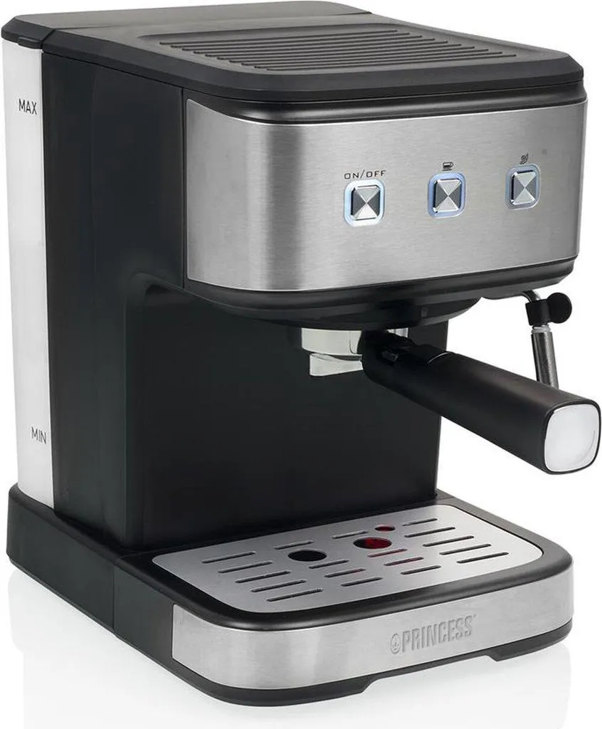Machine à café multi-capsules et espresso Princess 1,5L Noir et Inox