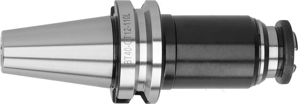 Mandrin porte-taraud BT40 GT12 110L avec tige de serrage télescopique