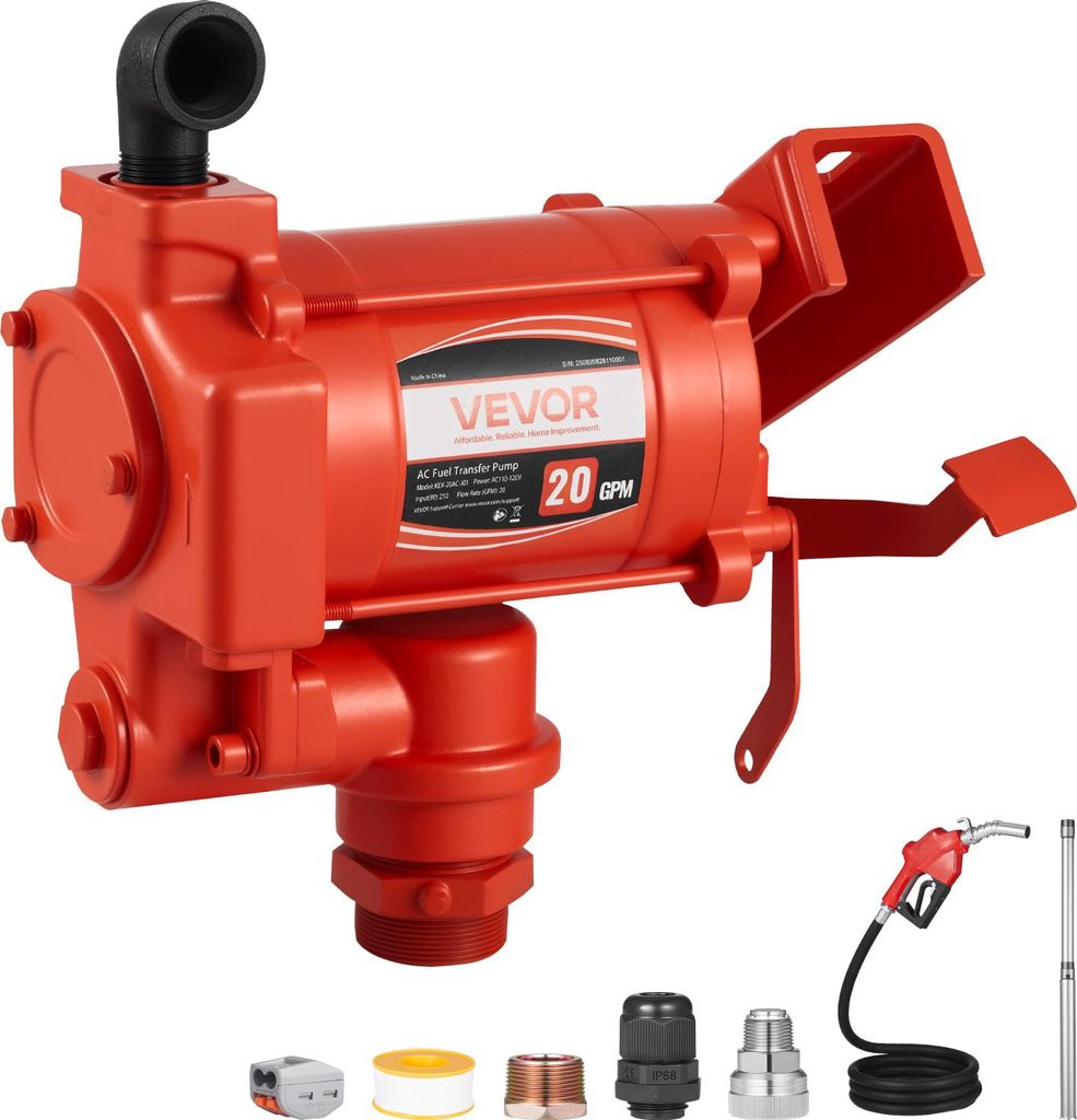 Pompa di trasferimento carburante VEVOR, 230V AC, pompa di Immagine del prodotto 