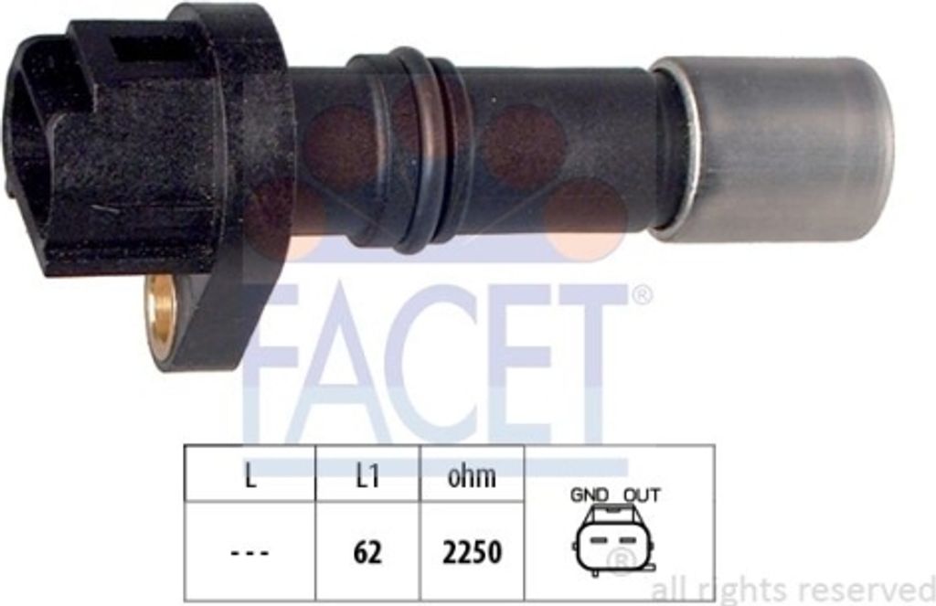 1 Impulsgeber, Kurbelwelle FACET 9.0461 Italy - OE Equivalent für SUBARU