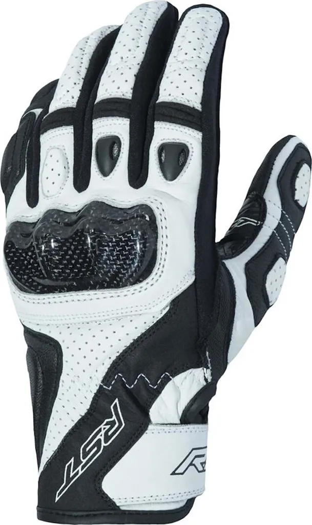 Gants de Moto Ville RST Stunt 3 Blanc - Idéal pour Roadster et Été
