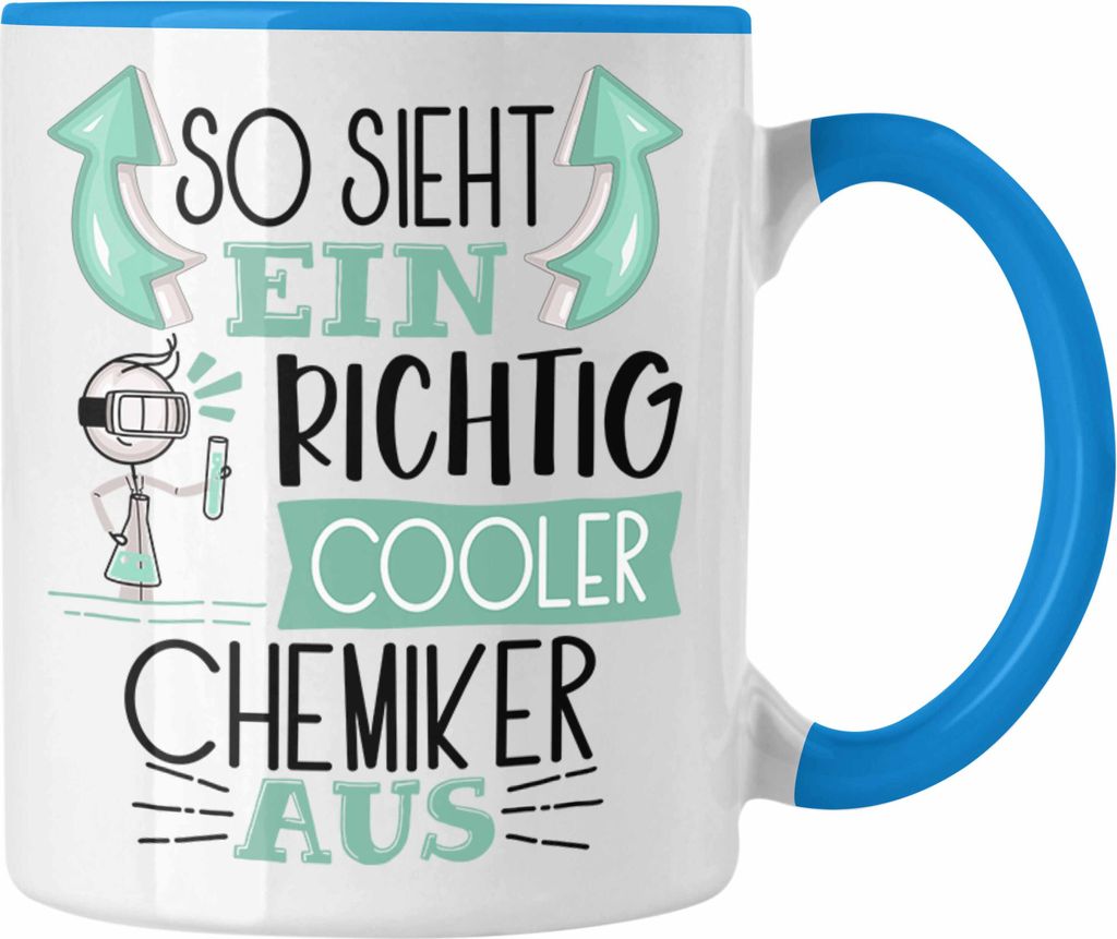 Trendation - Chemiker Tasse Geschenk So Sieht Ein RIchtig Cooler Chemiker Aus Geschenkidee Lustiger Spruch Geburtstag Becher Kaffeetasse Chemie Stu...