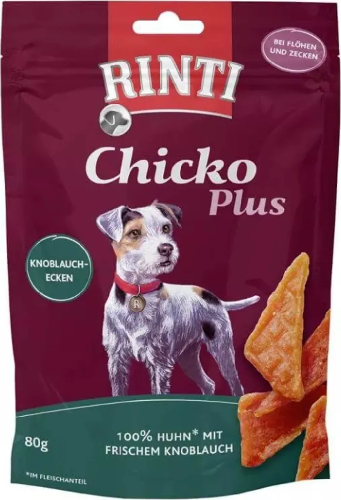Récompense Éducation Chien Poulet Rinti Chicko 12x80g Snack Croquant