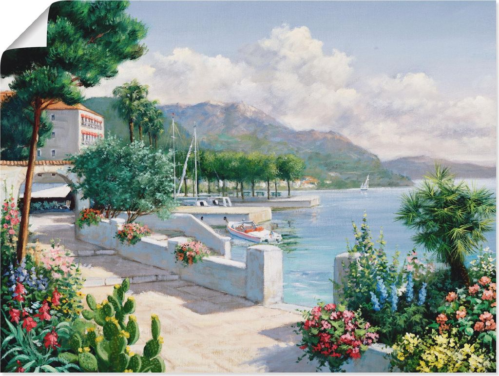 ARTland Poster Costa del Pietro II Größe: 40x30 cm