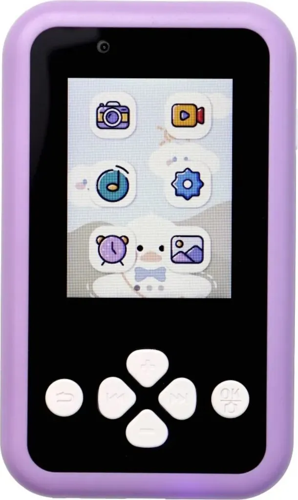 Telefono Bambini Viola con Tasti - Display IPS 2.4 e Batteria 600mAh