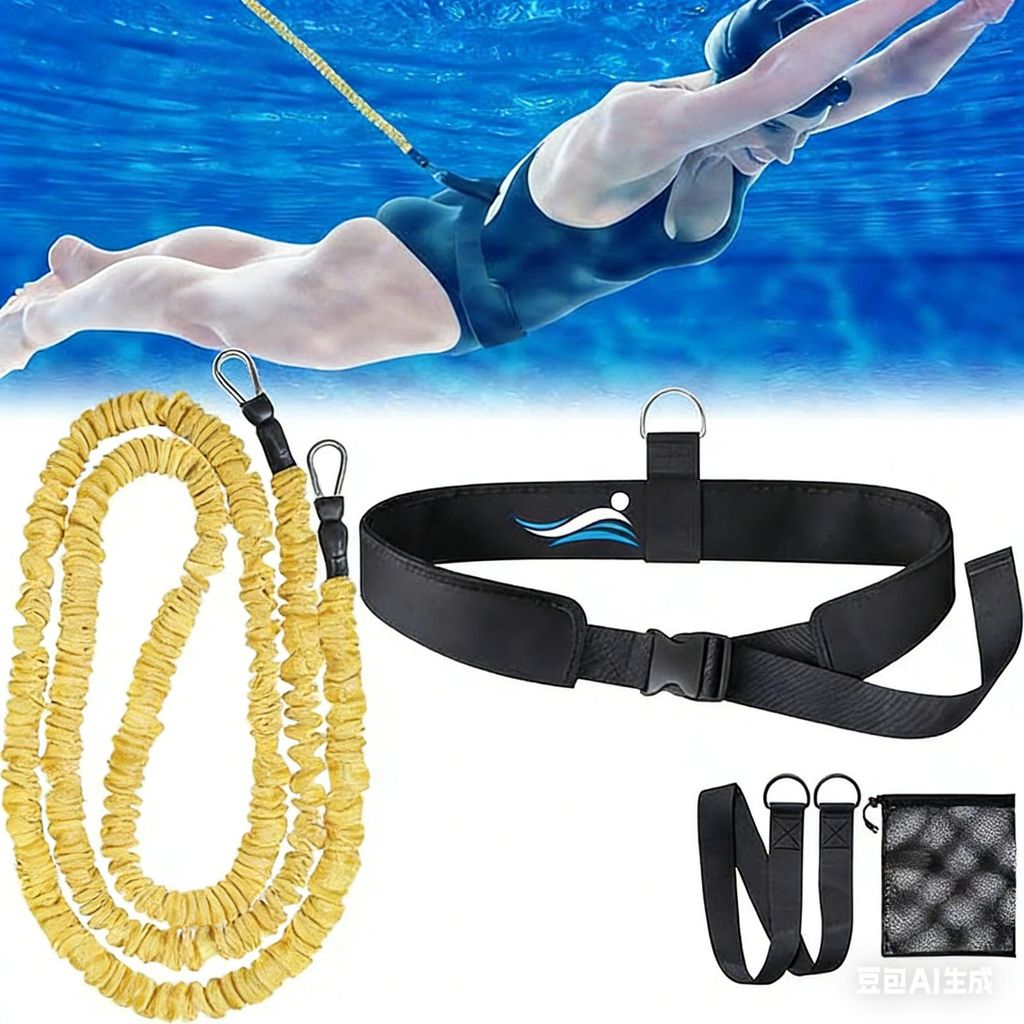 Schwimmgurt für Pool Schwimmwiderstand Gürtel mit 4-10M Produktbild 