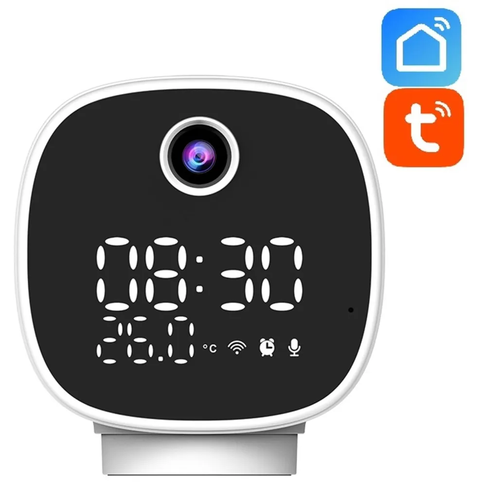 Sécurisez votre Maison avec la Caméra Invisible WiFi Horloge SOLIGHT