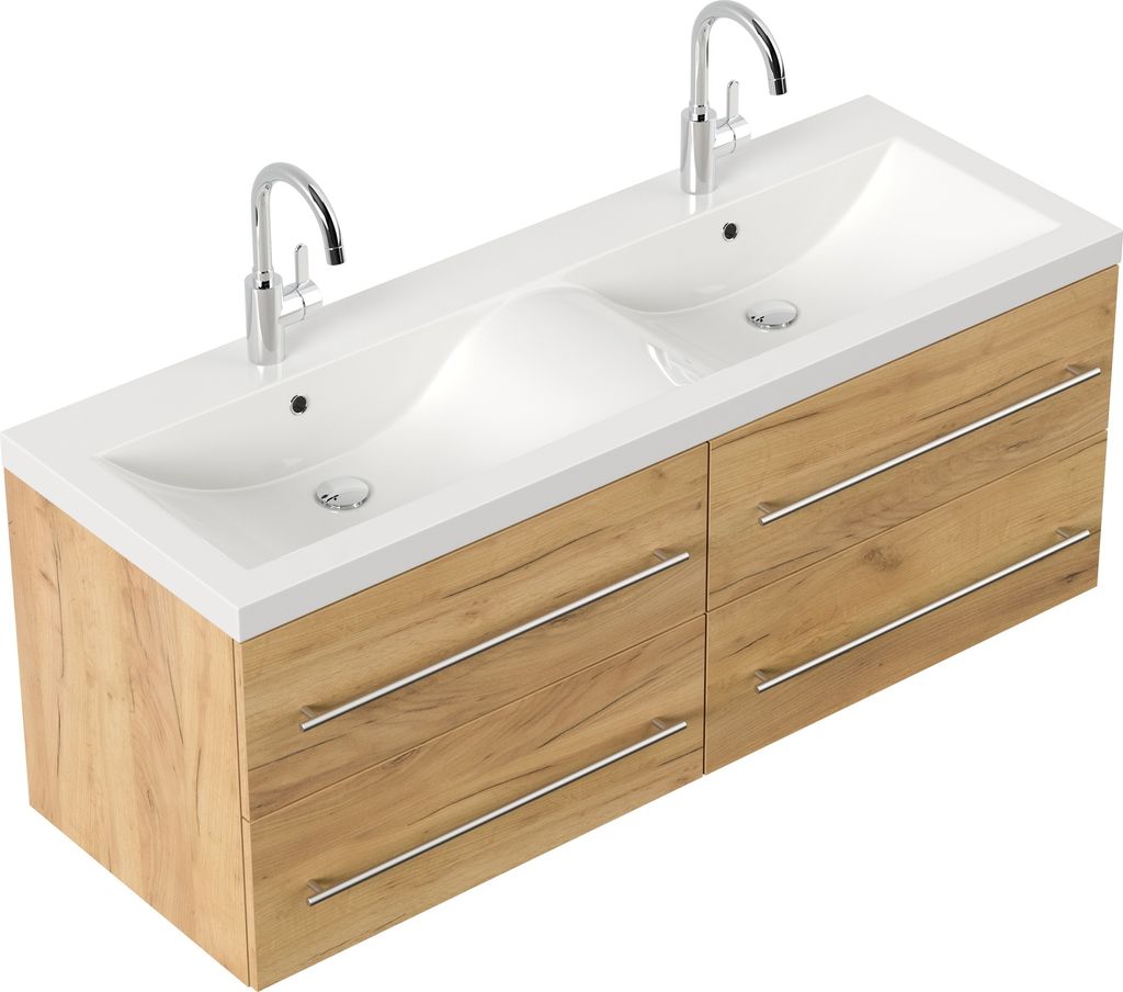 Badmöbel Persepolis XL SoftClose eiche gold : Eiche Gold Varianten: Eiche Gold