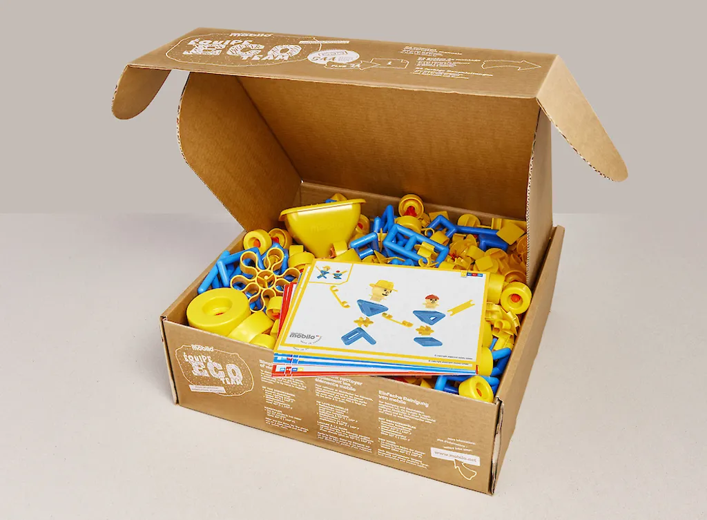 Jeu de Construction Éducatif Plasticant Mobilo Eco Team 544 Éléments - 2
