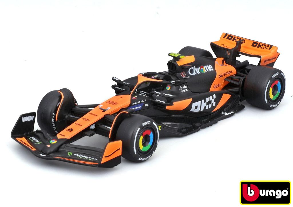 Bburago 1:43 Carrera Fórmula F1 - Mclaren F1 Team Mcl38 Imagen del producto 