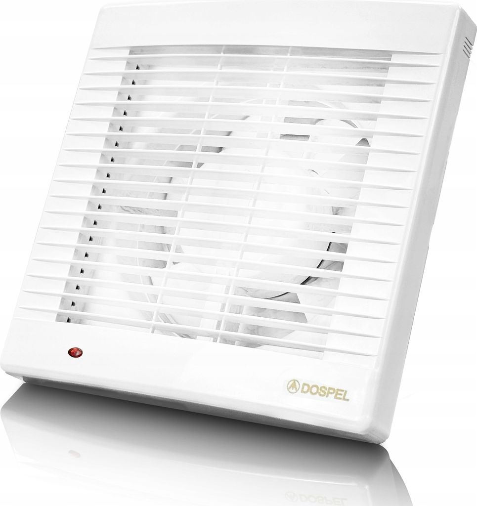 Dospel | Badlüfter - Wandlüfter - Ventilator Ø 120 mm - Weiß - Energiesparend - Geräuscharm - Hohe Luftförderleistung